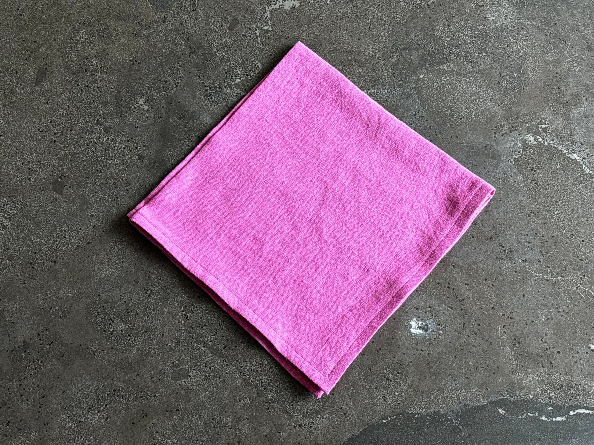 Hot pink napkin