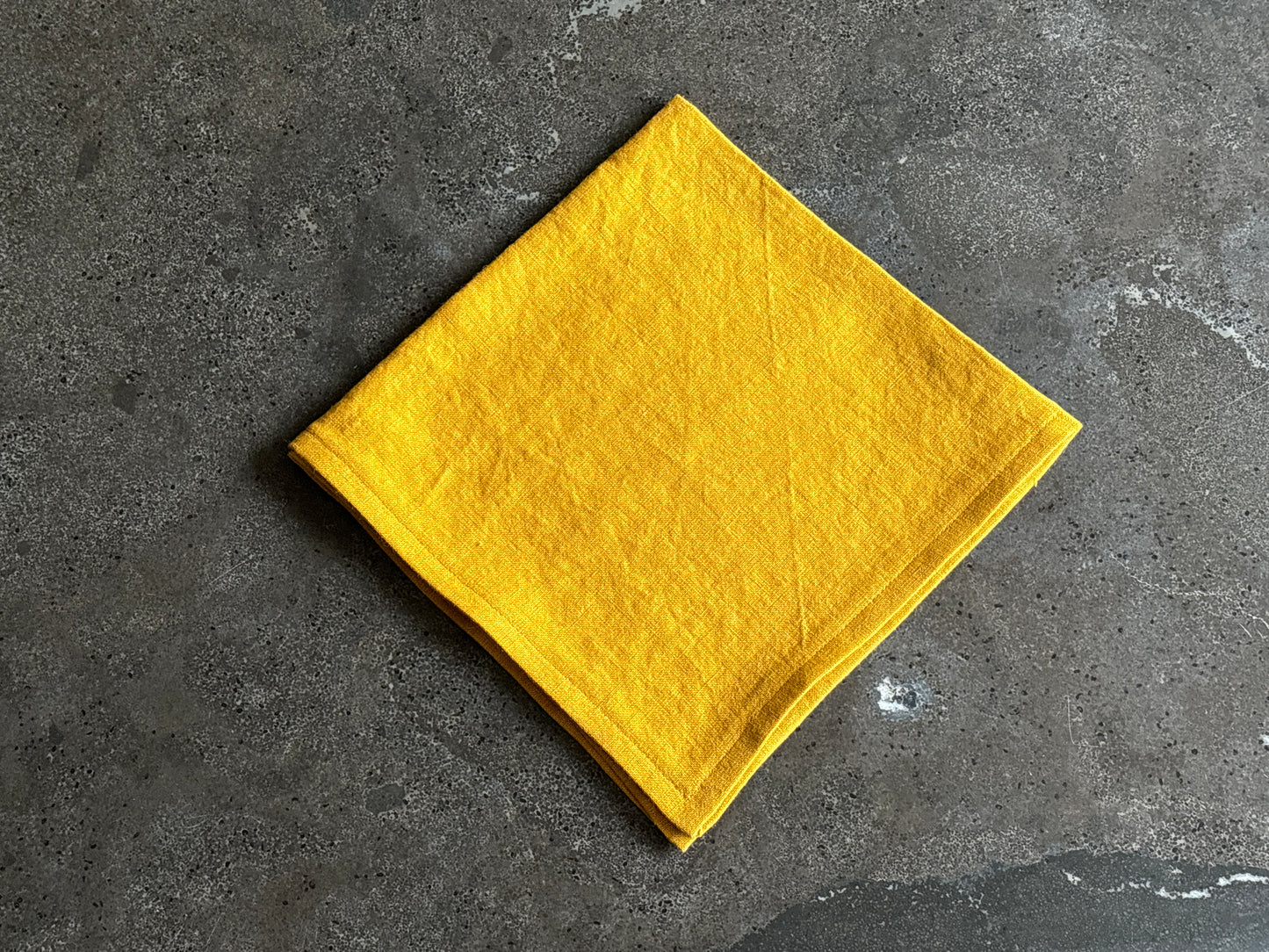 Yellow napkin