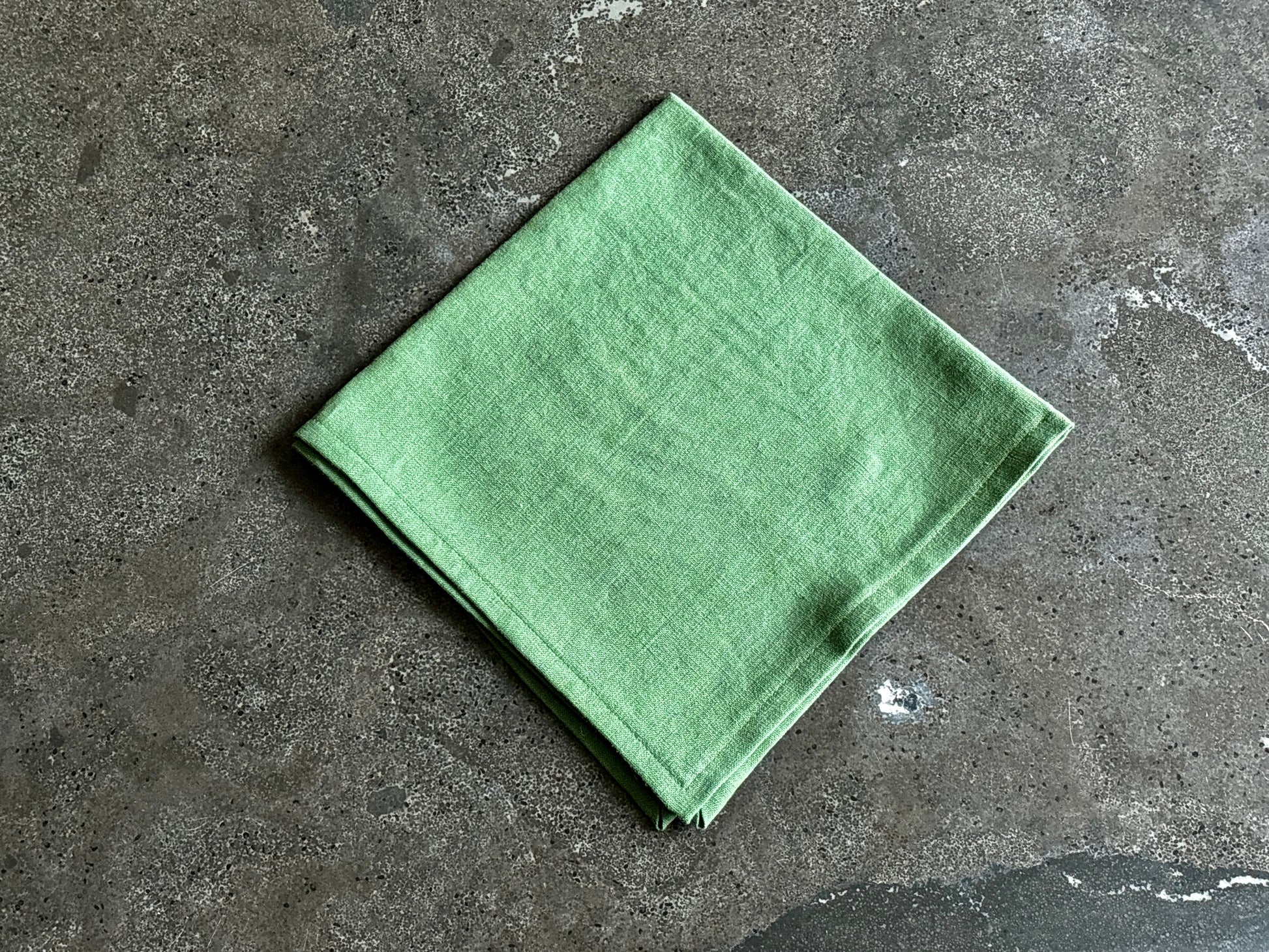 Green napkin