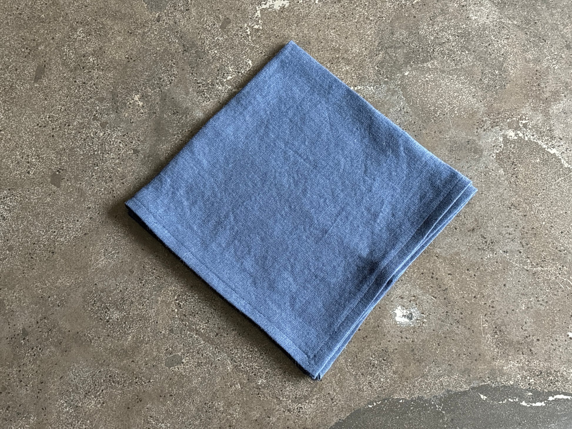 Navy blue napkin