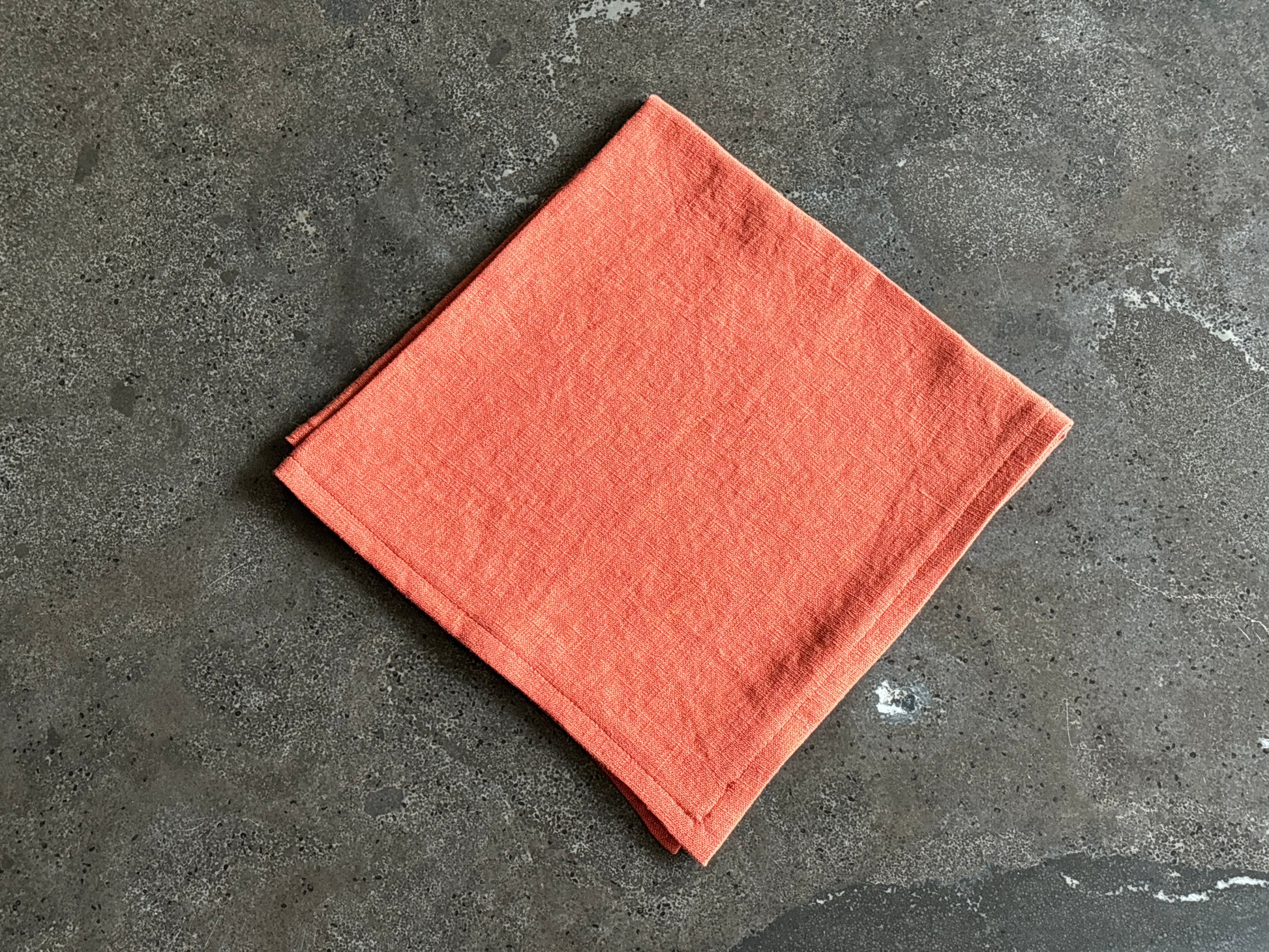 Orange napkin